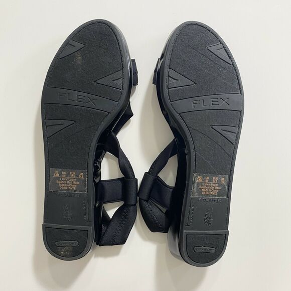 Life Stride black wedge comfort sandals 7.5 - Picture 5 of 7